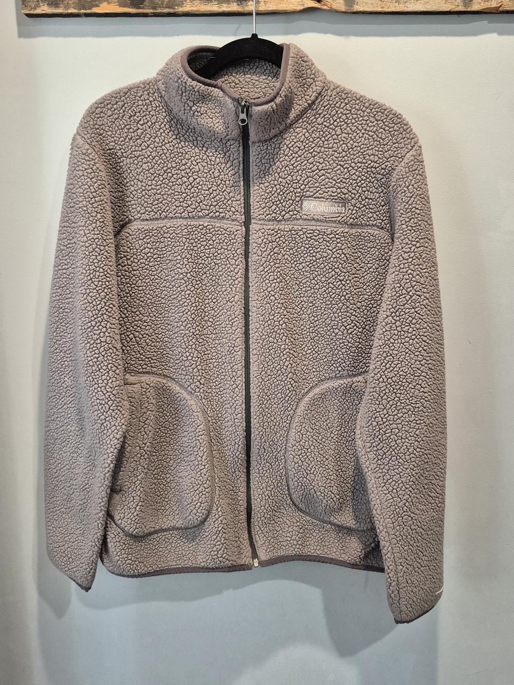 Columbia Men’s Medium Rugged Ridge II Sherpa Full Zip Grey